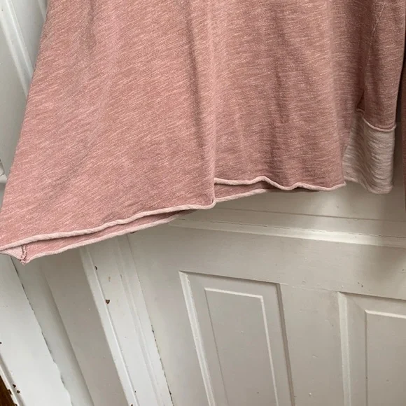 Free People Beach Cocoon Cowl Neck Oversized Pullover Small/Medium Dusty Pink - Picture 7 of 7